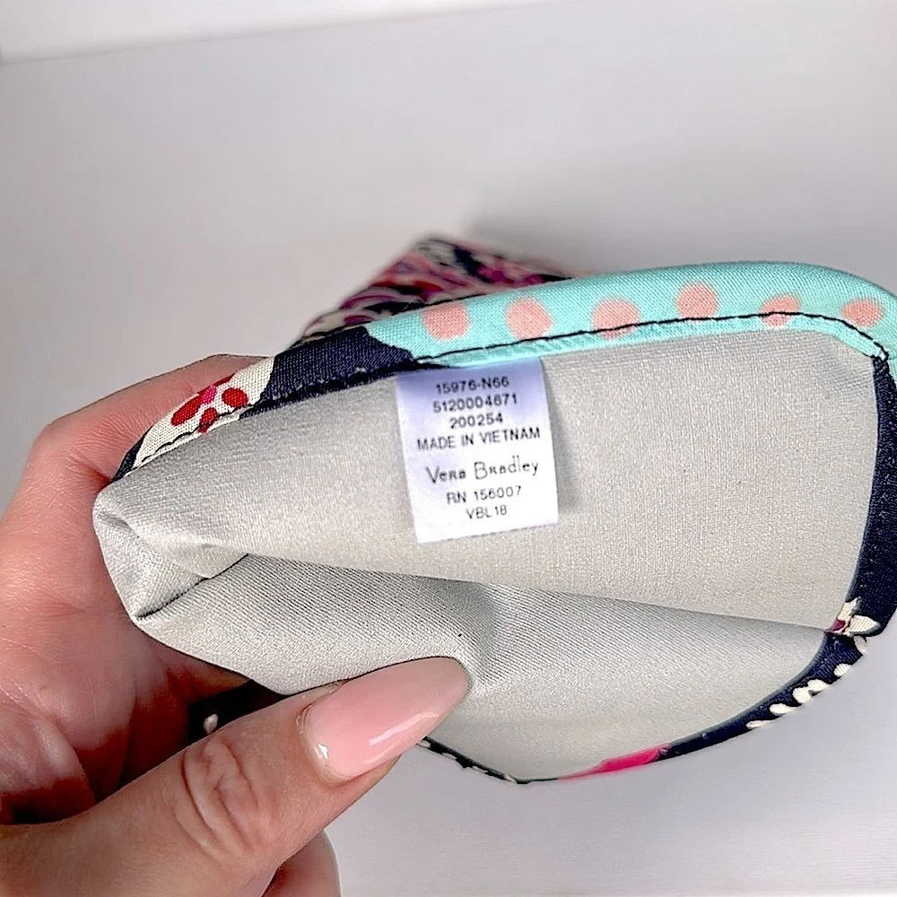 Vera Bradley Painted Paisley Hot Tool Pouch Sleeve Protector Travel Bag NWOT